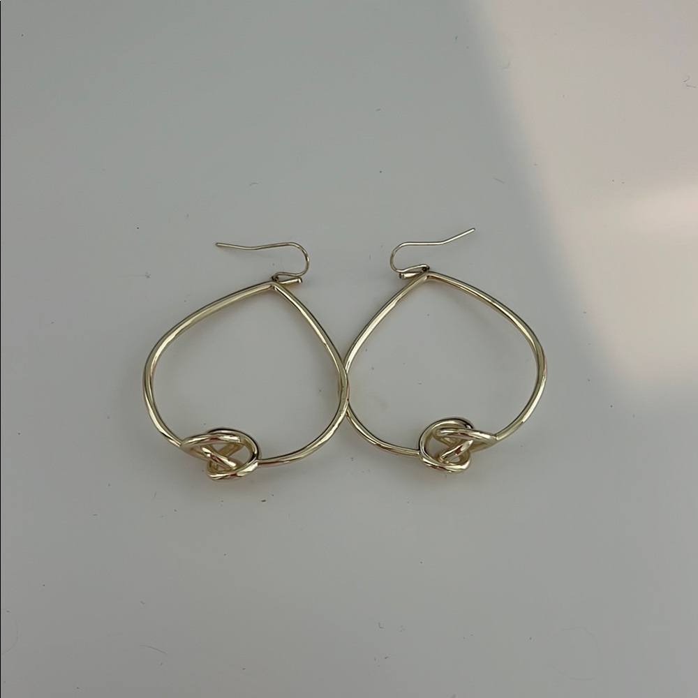 Kendra Scott Gold Hoop Earrings Minimalist Design